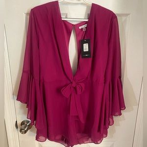 Fashion Nova Pink Romper